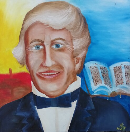 Johann Hinrich Wichern von Iris Hillmeister-Becker, Malerei kaufen auf Singulart