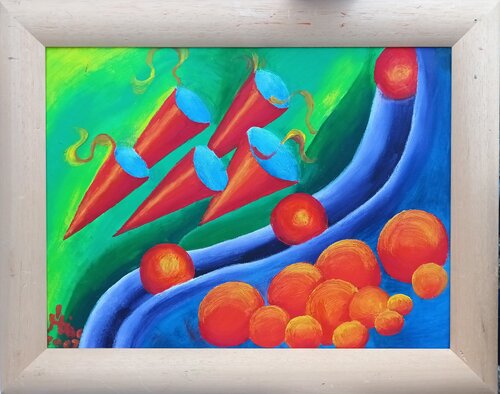Kegelbahn by Iris Hillmeister-Becker, Painting for Sale on Singulart