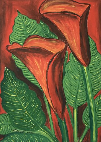 Passion 1 di Maria Köppl, Pittura in vendita su Singulart