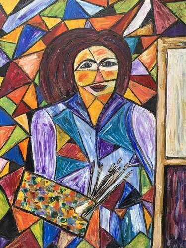 Die Malerin van Maria Köppl, Schilderij te koop op Singulart