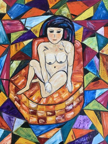 Mädchenakt von Maria Köppl, Malerei kaufen auf Singulart