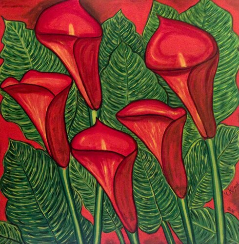 Passion 2 di Maria Köppl, Pittura in vendita su Singulart