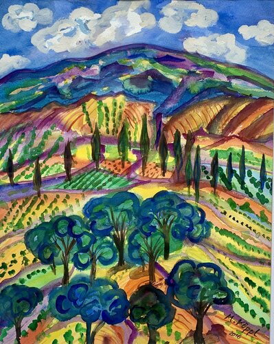 Olivos di Maria Köppl, Pittura in vendita su Singulart