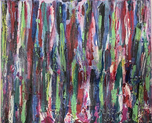 Purple Rain van Maria Köppl, Schilderij te koop op Singulart