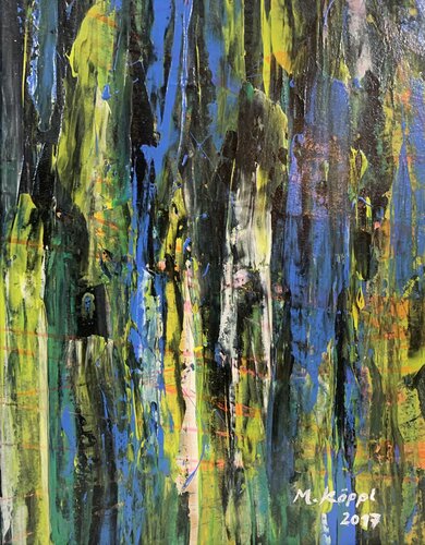 Waterfall 1 di Maria Köppl, Pittura in vendita su Singulart