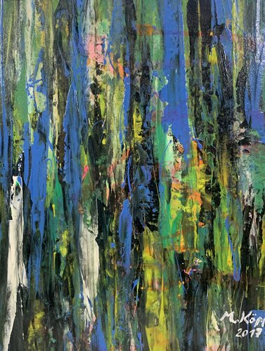 Waterfall II von Maria Köppl, Malerei kaufen auf Singulart