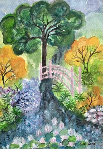 Japangarten von Maria Köppl, Malerei kaufen auf Singulart