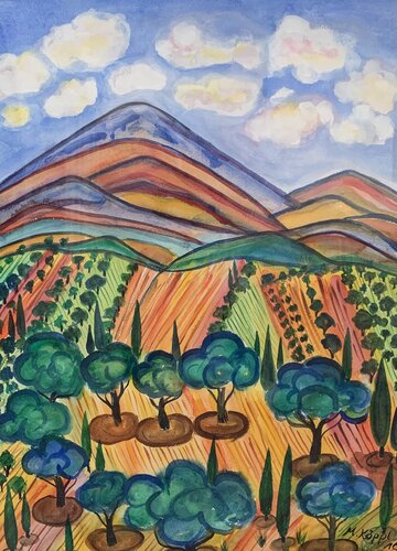 Axarquia von Maria Köppl, Malerei kaufen auf Singulart