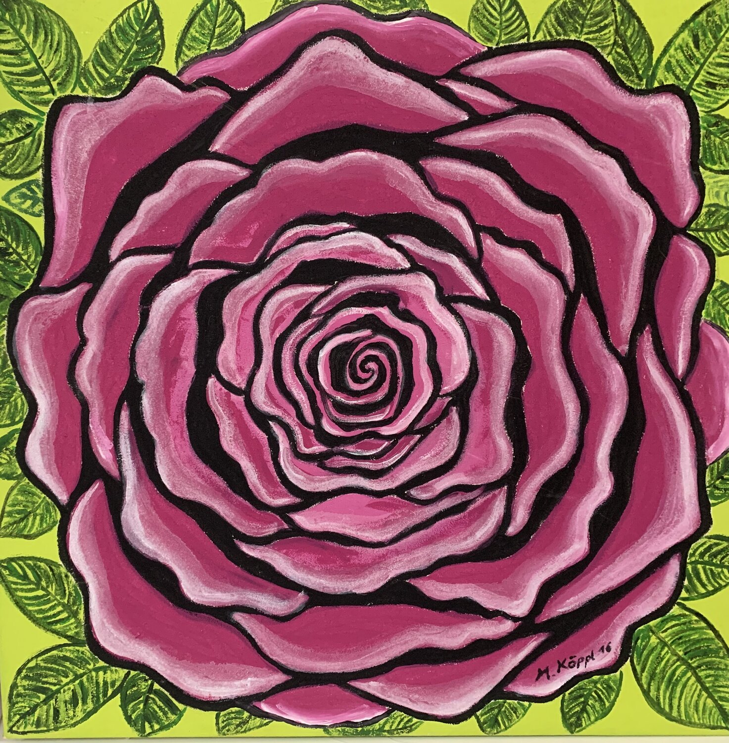 Pink rose Maria Köppl