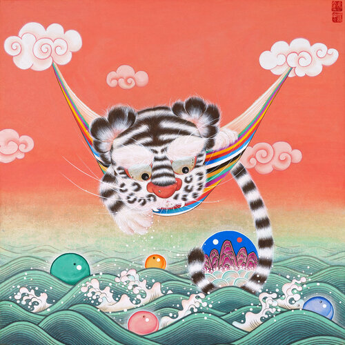 드림캐쳐_여행 by SEUNGYEON KIM, Painting for Sale on Singulart