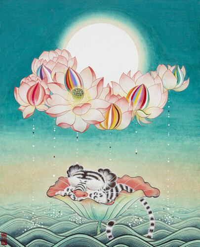 Colorful Dreams-II de SEUNGYEON KIM, Pintura a la venta en Singulart