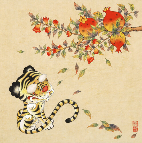 가을날의 풍요 von SEUNGYEON KIM, Malerei kaufen auf Singulart