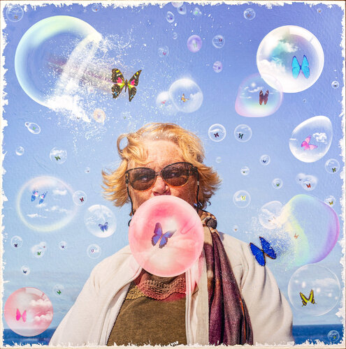 I'M FOREVER BLOWING BUBBLES de DAVID MORRISON, Otros medios a la venta en Singulart