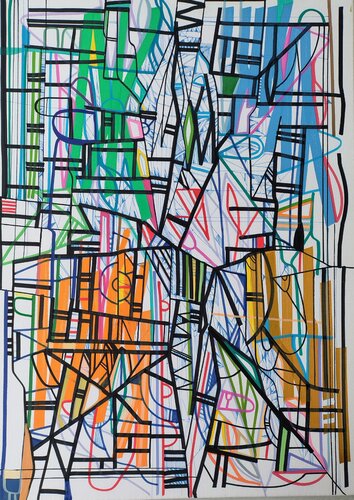Fai piano che devo bombardare by Daniele Duranti, Painting for Sale on Singulart