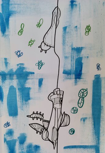 Impresa sociale by Daniele Duranti, Painting for Sale on Singulart