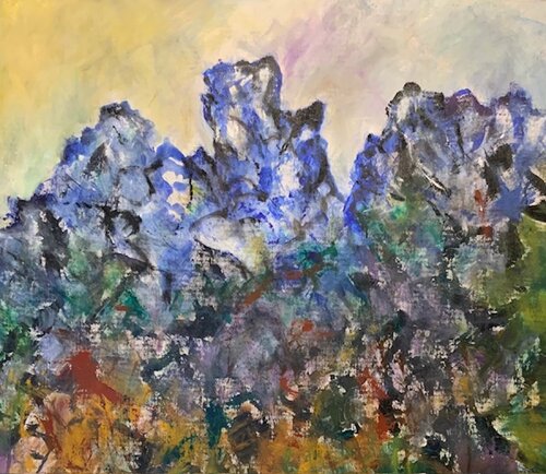 Rock Mountains di Sung Gross, Pittura in vendita su Singulart