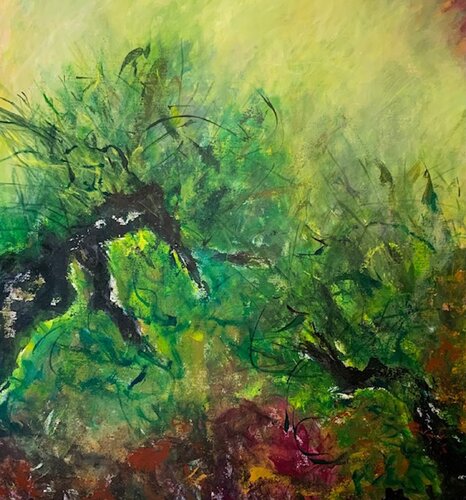 Scent of Pine van Sung Gross, Schilderij te koop op Singulart