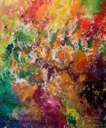 Full Bloom van Sung Gross, Schilderij te koop op Singulart