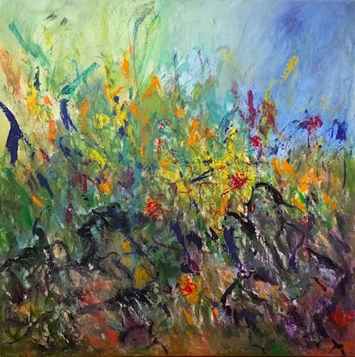 Wildflowers de Sung Gross, Pintura a la venta en Singulart