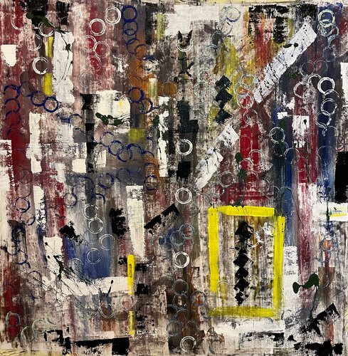 BUBBLE THE CAT von Isabelle TAIEB NICOLAÏ, Malerei kaufen auf Singulart