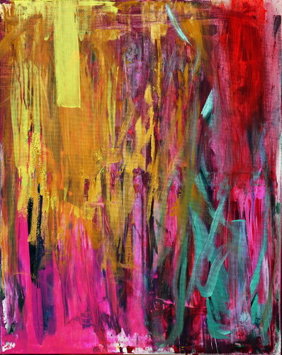 melted confetti van Martina Jakoby-Eckert, Schilderij te koop op Singulart