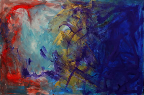 purple lightning.....erhältlich als limitierter Druck (Kategorie Druck) de Martina Jakoby-Eckert, Pintura a la venta en Singulart