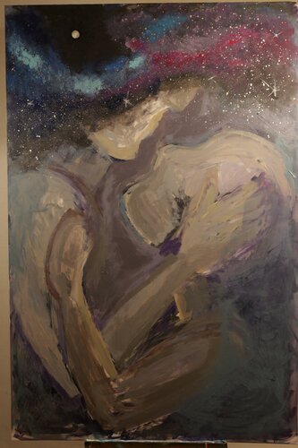 Sternenliebe de Martina Jakoby-Eckert, Pintura a la venta en Singulart