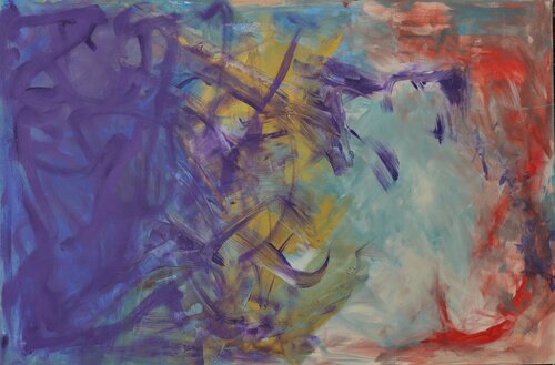 purple lightning by Martina Jakoby-Eckert, Print for Sale on Singulart