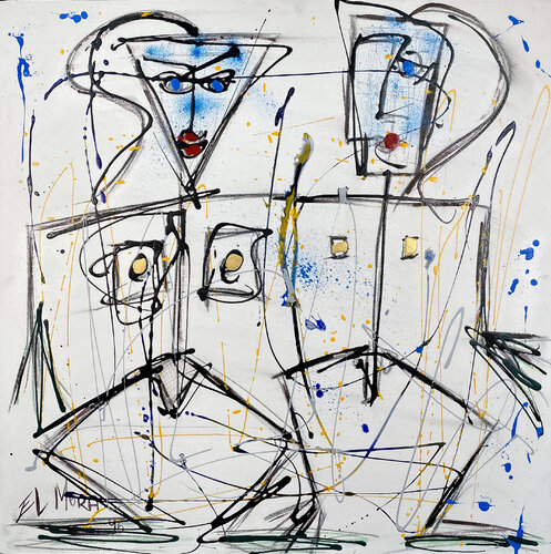 Love can make you dance van El Mora, Schilderij te koop op Singulart