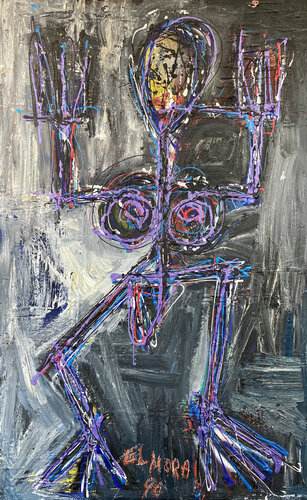 No more I love you - oh lucky man van El Mora, Schilderij te koop op Singulart