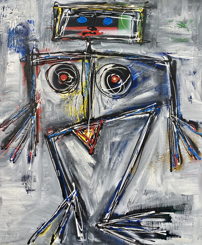 Tanja, also scorpions love to dance van El Mora, Schilderij te koop op Singulart