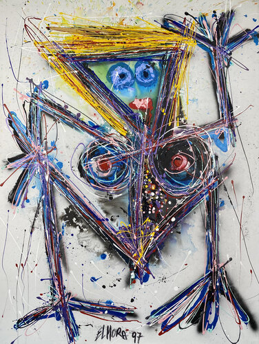 No more dancing - no more love van El Mora, Schilderij te koop op Singulart