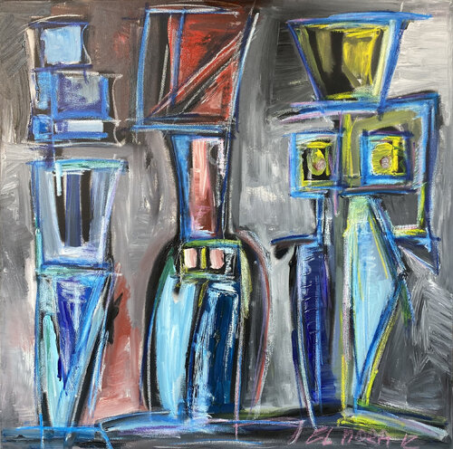 Happy together van El Mora, Schilderij te koop op Singulart