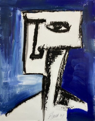 The Head Minimalized von El Mora, Werk auf Papier kaufen auf Singulart
