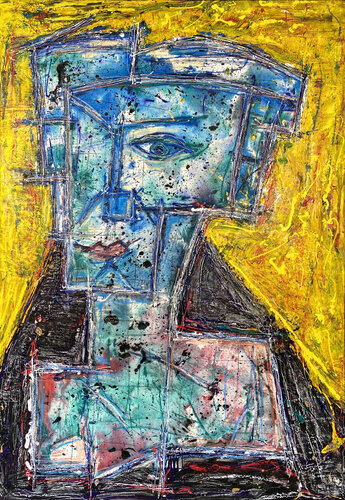 The Head 2014 van El Mora, Schilderij te koop op Singulart