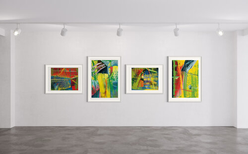 Abstraktes Bild – Set of Four von Gerhard Richter, Druck kaufen auf Singulart