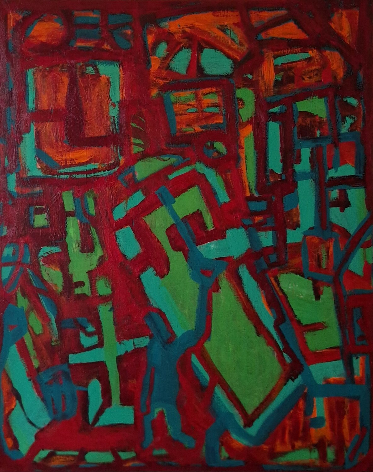untitled Savas Deli Origineel schilderij te koop
