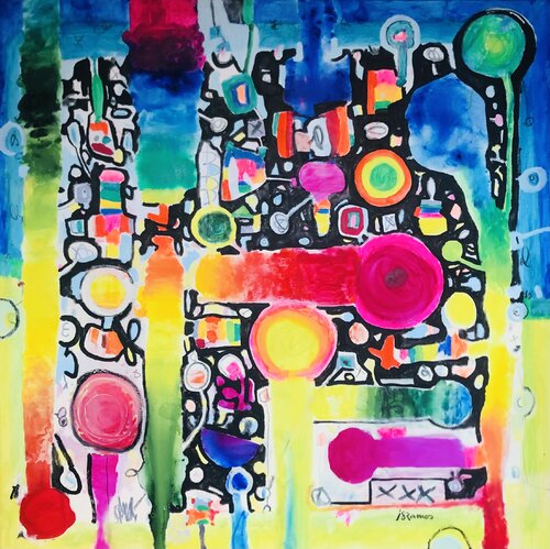 Night in the city von Javier G. Ramos, Malerei kaufen auf Singulart