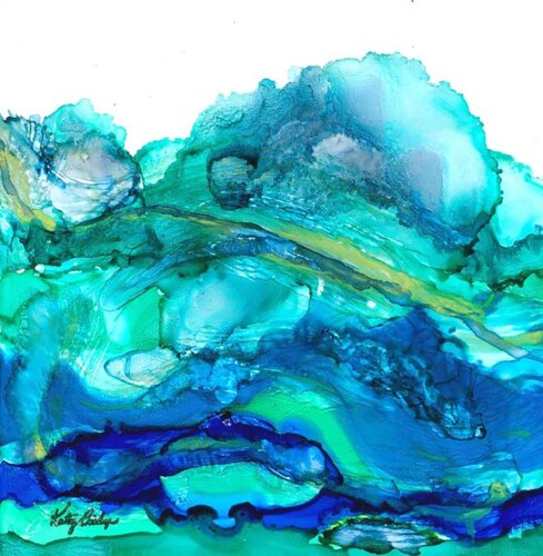 UNDERTOW van Katy Bishop, Schilderij te koop op Singulart