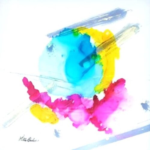 COLORING OUTSIDE THE LINES 4 van Katy Bishop, Schilderij te koop op Singulart