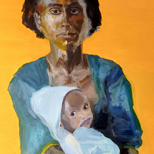 The eyes of hunger di Gemma Peres Romero, Pittura in vendita su Singulart