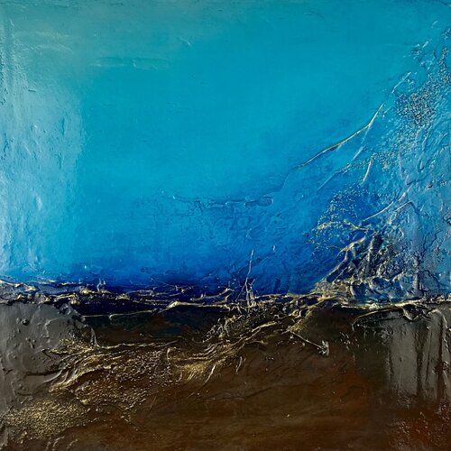 Dance of Water and Earth V von Clémentine Daudier, Malerei kaufen auf Singulart