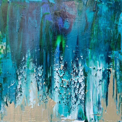 Blaue Kraft No 1 von Sarah Kube, Malerei kaufen auf Singulart