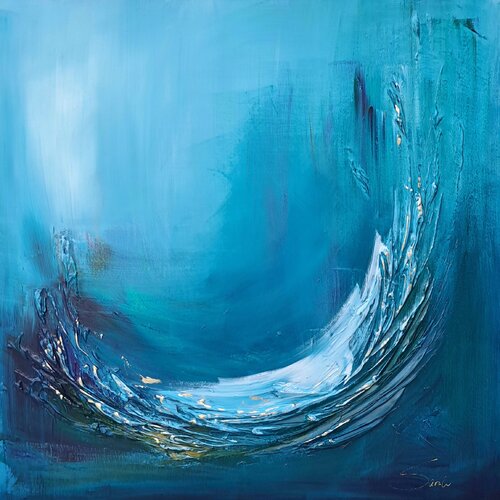 Welle des Ursprungs by Sarah Kube, Painting for Sale on Singulart