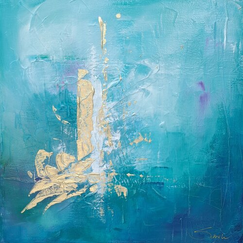 Lichtsäule by Sarah Kube, Painting for Sale on Singulart