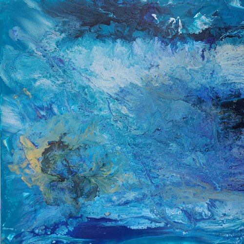 Fluss der Kraft by Sarah Kube, Painting for Sale on Singulart