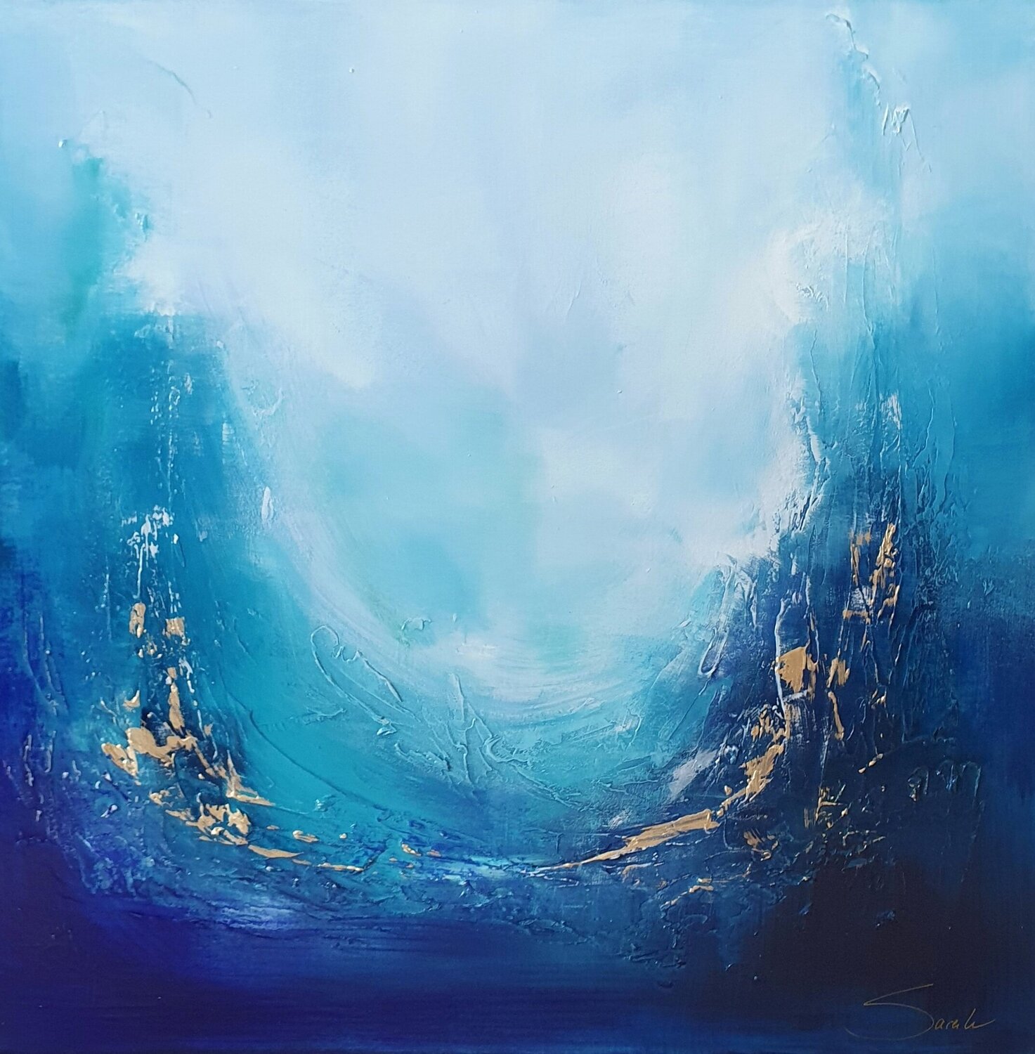 Blaue Kraft Sarah Kube