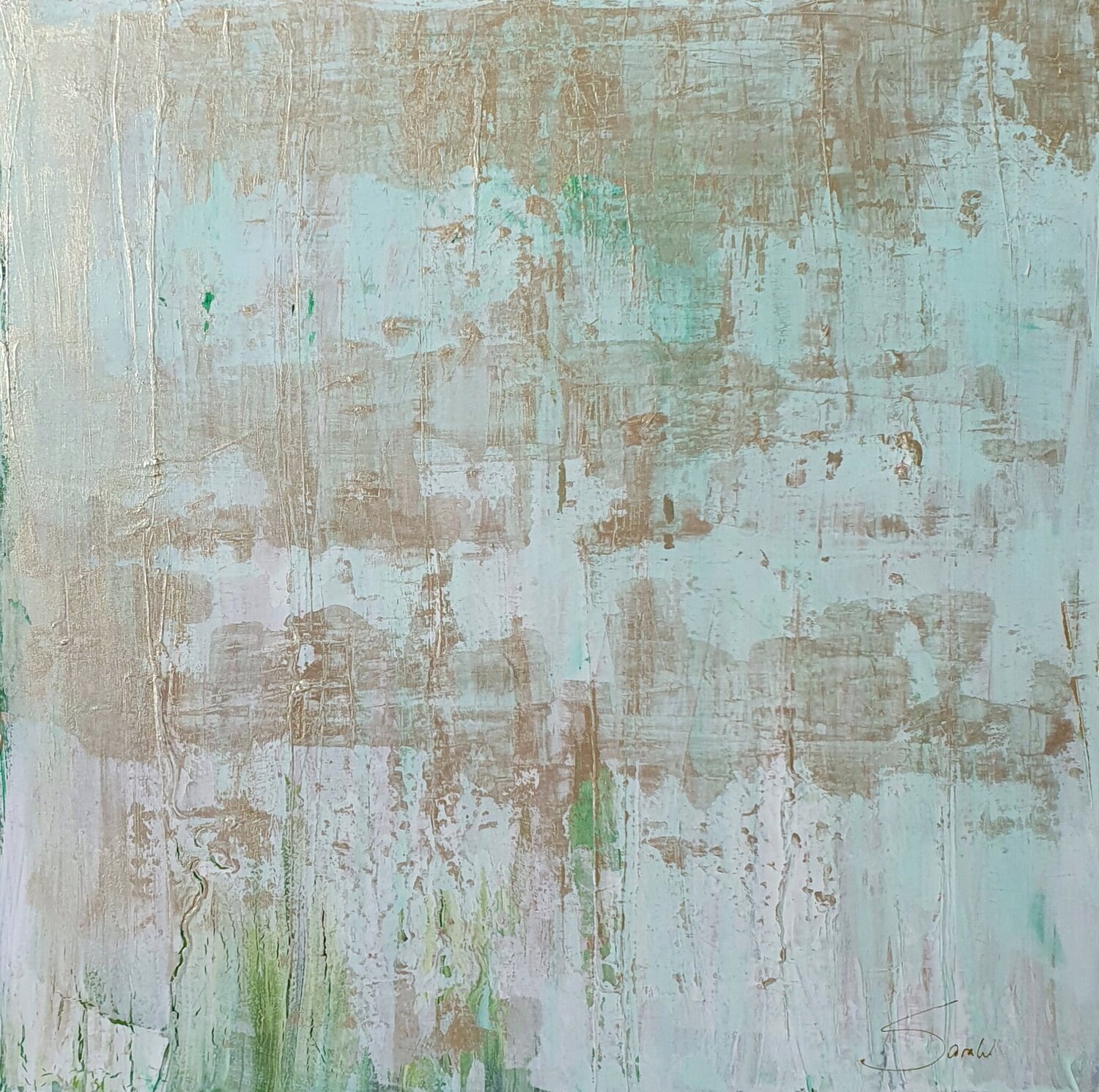 Magic Green No 1 - GOLD UMRAHMT Sarah Kube