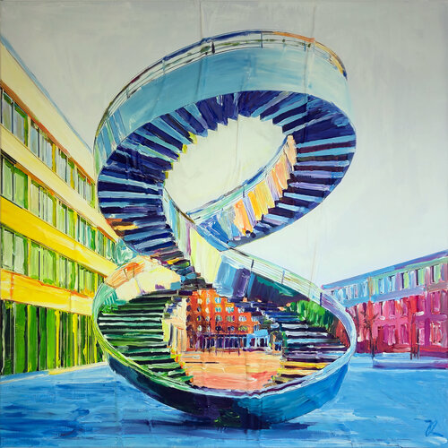 EndlessStairs von Jürgen Rosmarion, Andere Medien kaufen auf Singulart