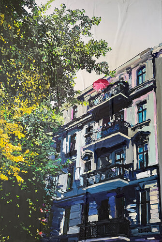 Sonnenallee by Jürgen Rosmarion, Work on Paper for Sale on Singulart
